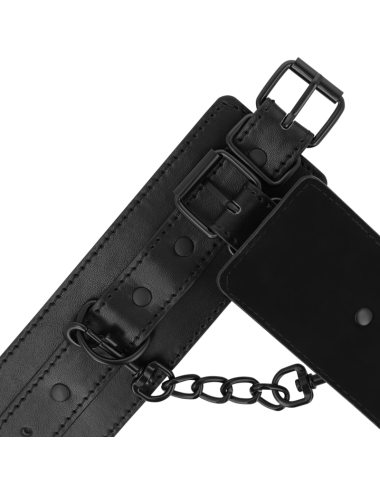 INTENSE - FETISH VEGAN LEATHER HANDCUFFS