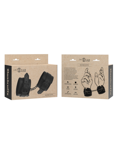 INTENSE - FETISH VEGAN LEATHER HANDCUFFS