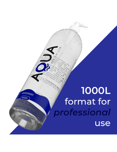 AQUA QUALITY - WATER BASED LUBRICANT 1000 ML