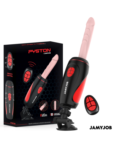 JAMYJOB - PYSTON BASE AUTOMATIC MASTURBATOR WITH REMOTE CONTROL DILDO