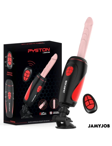 JAMYJOB - PYSTON BASE AUTOMATIC MASTURBATOR WITH REMOTE CONTROL DILDO