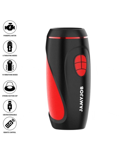 JAMYJOB - PYSTON BASE AUTOMATIC MASTURBATOR WITH REMOTE CONTROL DILDO