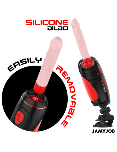 JAMYJOB - PYSTON BASE AUTOMATIC MASTURBATOR WITH REMOTE CONTROL DILDO