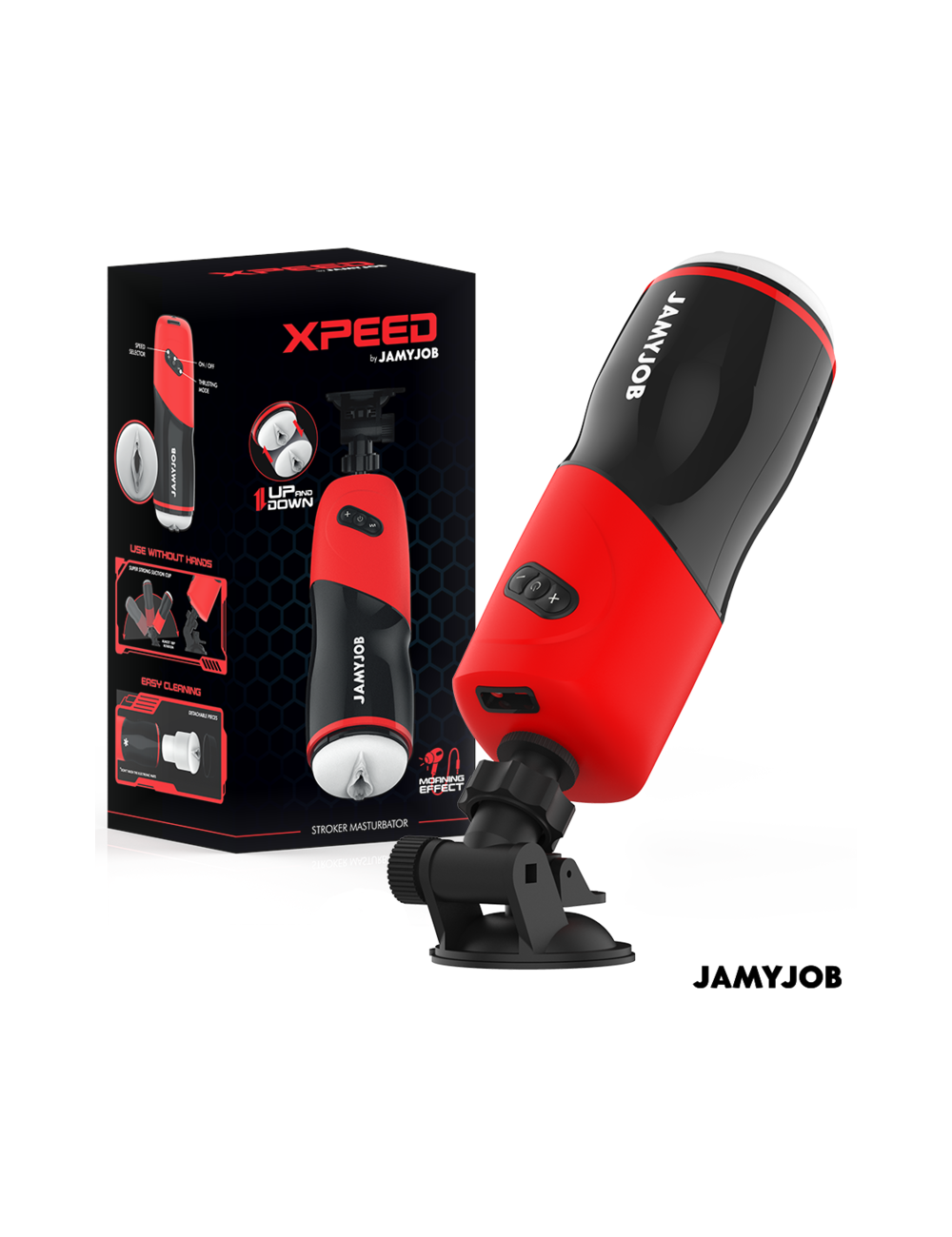 JAMYJOB - XPEED AUTOMATIC VAGINA MASTURBATOR 5 SUCTION MODES JAMYJOB - XPEED AUTOMATIC VAGINA MASTURBATOR 5 SUCTION MODES