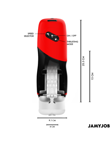 JAMYJOB - XPEED AUTOMATIC VAGINA MASTURBATOR 5 SUCTION MODES