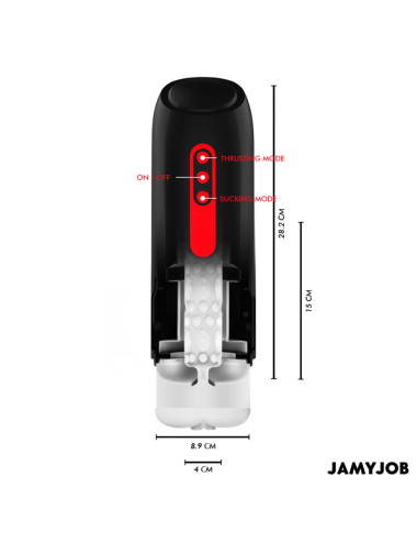 JAMYJOB - PHANTOM AUTOMATIC VAGINA MASTURBATOR 5 SUCTION AND THRUST MODES