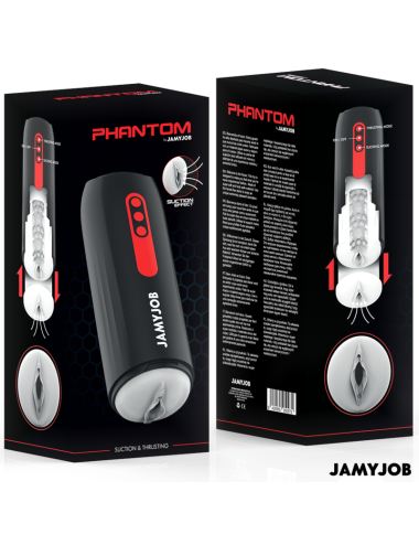 JAMYJOB - PHANTOM AUTOMATIC VAGINA MASTURBATOR 5 SUCTION AND THRUST MODES