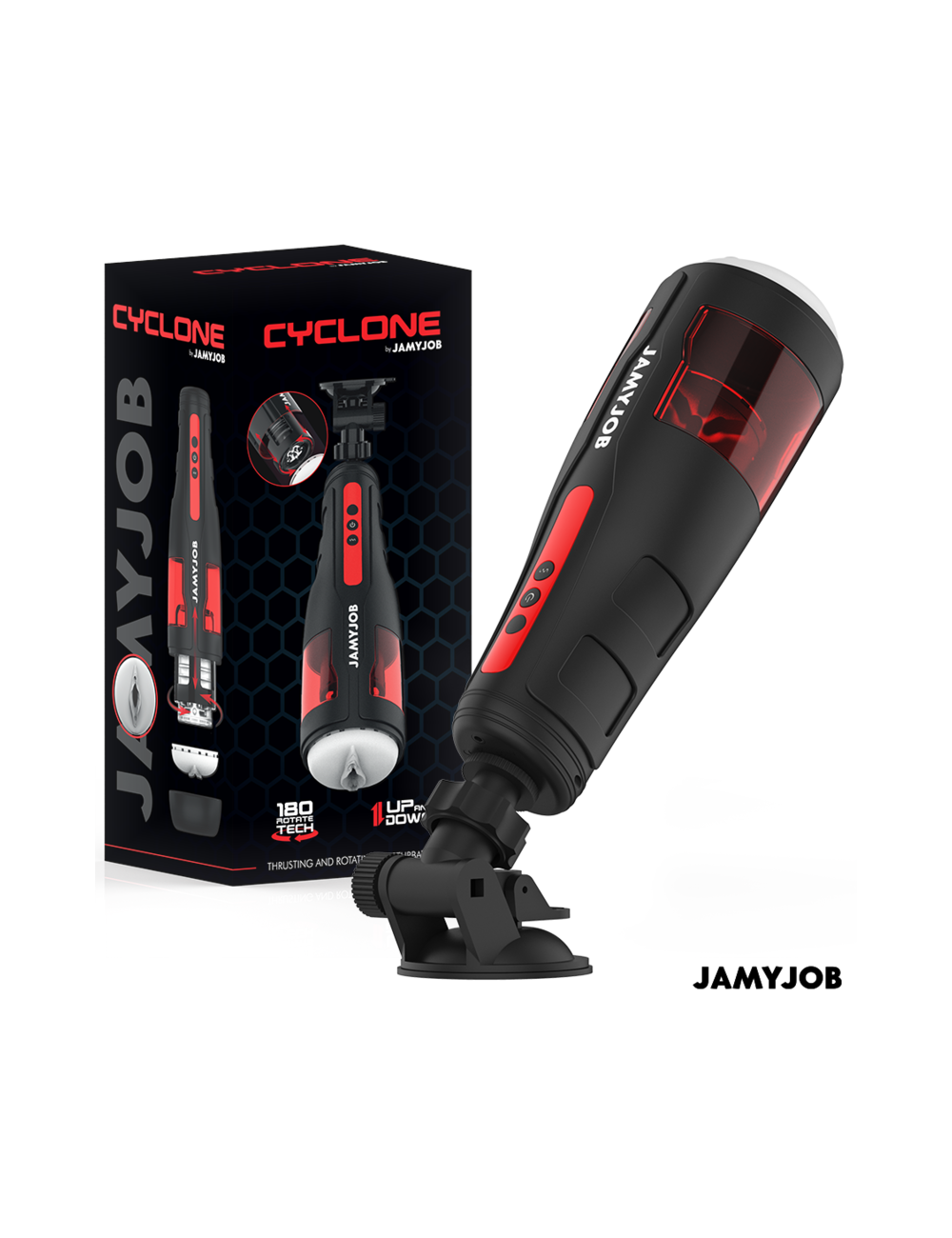 JAMYJOB - STORM AUTOMATIC VAGINA MASTURBATOR 10 SUCTION AND THRUST MODES JAMYJOB - STORM AUTOMATIC VAGINA MASTURBATOR 10 SUCTION AND THRUST MODES