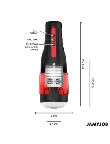 JAMYJOB - STORM AUTOMATIC VAGINA MASTURBATOR 10 SUCTION AND THRUST MODES