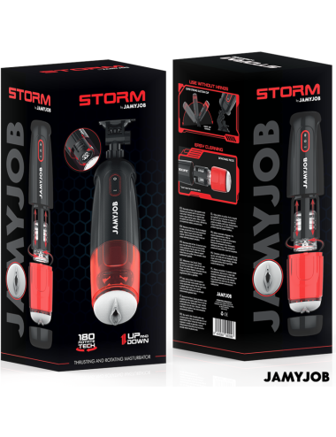 JAMYJOB - CYCLONE AUTOMATIC VAGINA MASTURBATOR 10 SUCTION AND THRUST MODES