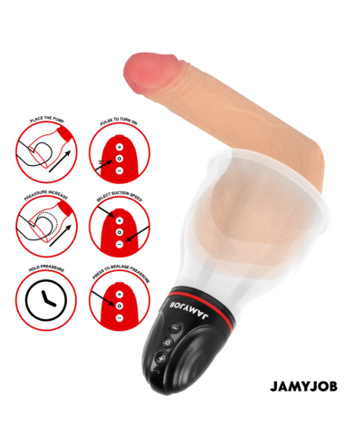 JAMYJOB - XPAND LITE AUTOMATIC TESTIC PUMP 3 SUCTION LEVELS GREY