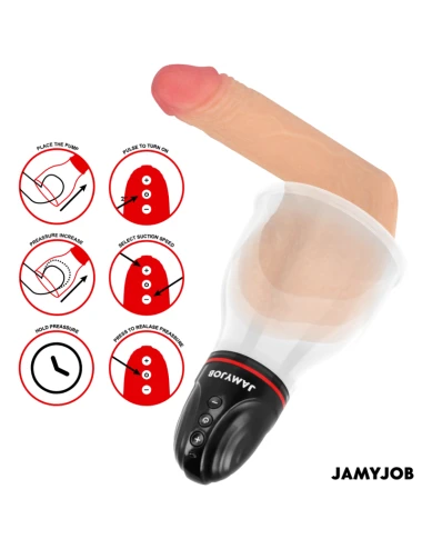 JAMYJOB - XPAND LITE AUTOMATIC TESTIC PUMP 3 SUCTION LEVELS GREY