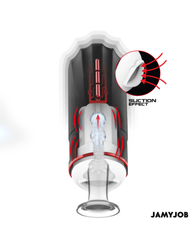 JAMYJOB - MEGABITE AUTOMATIC MOUTH MASTURBATOR 5 SUCTION AND VIBRATION MODES