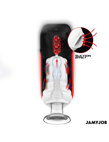 JAMYJOB - BLAZE AUTOMATIC MOUTH MASTURBATOR 5 SUCTION AND VIBRATION MODES