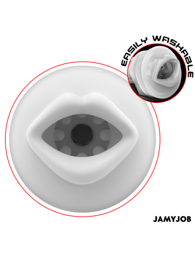 JAMYJOB - BLAZE AUTOMATIC MOUTH MASTURBATOR 5 SUCTION AND VIBRATION MODES