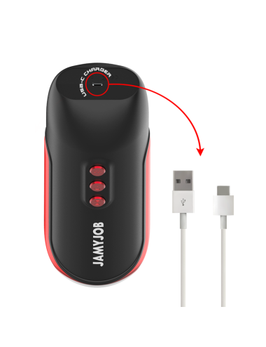 JAMYJOB - BLAZE AUTOMATIC MOUTH MASTURBATOR 5 SUCTION AND VIBRATION MODES