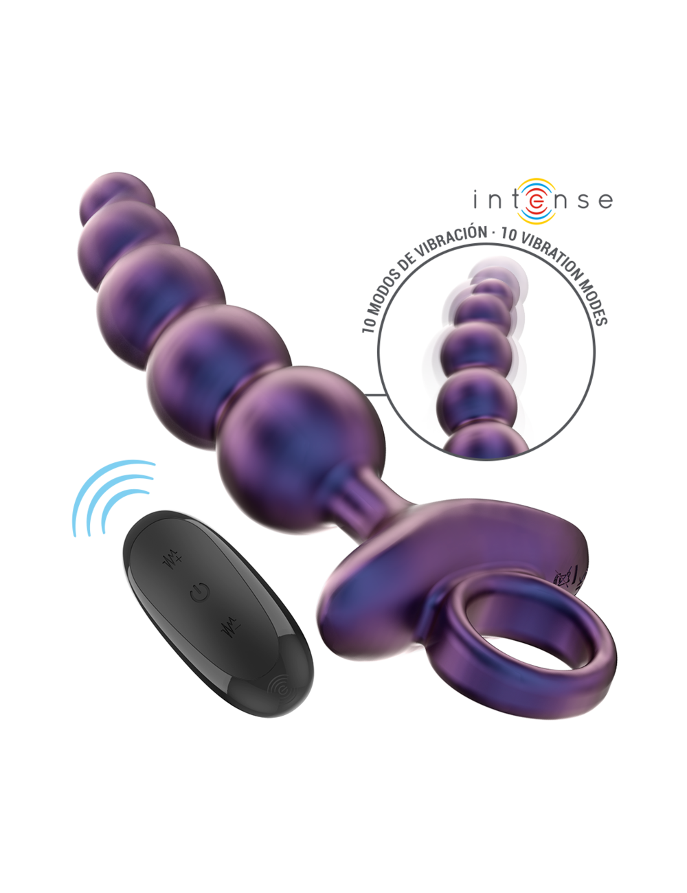 INTENSE - TITO VIBRATING ANAL PLUG MODEL 3 REMOTE CONTROL INTENSE - TITO VIBRATING ANAL PLUG MODEL 3 REMOTE CONTROL