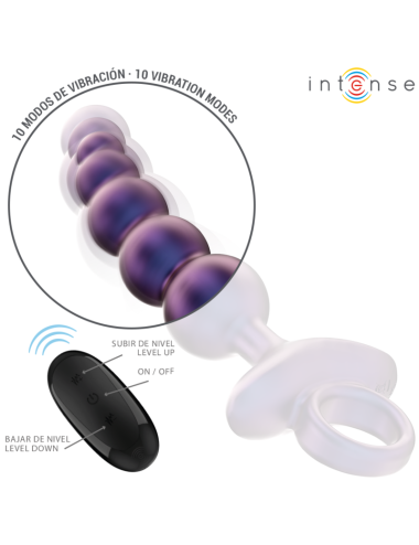INTENSE - TITO VIBRATING ANAL PLUG MODEL 3 REMOTE CONTROL