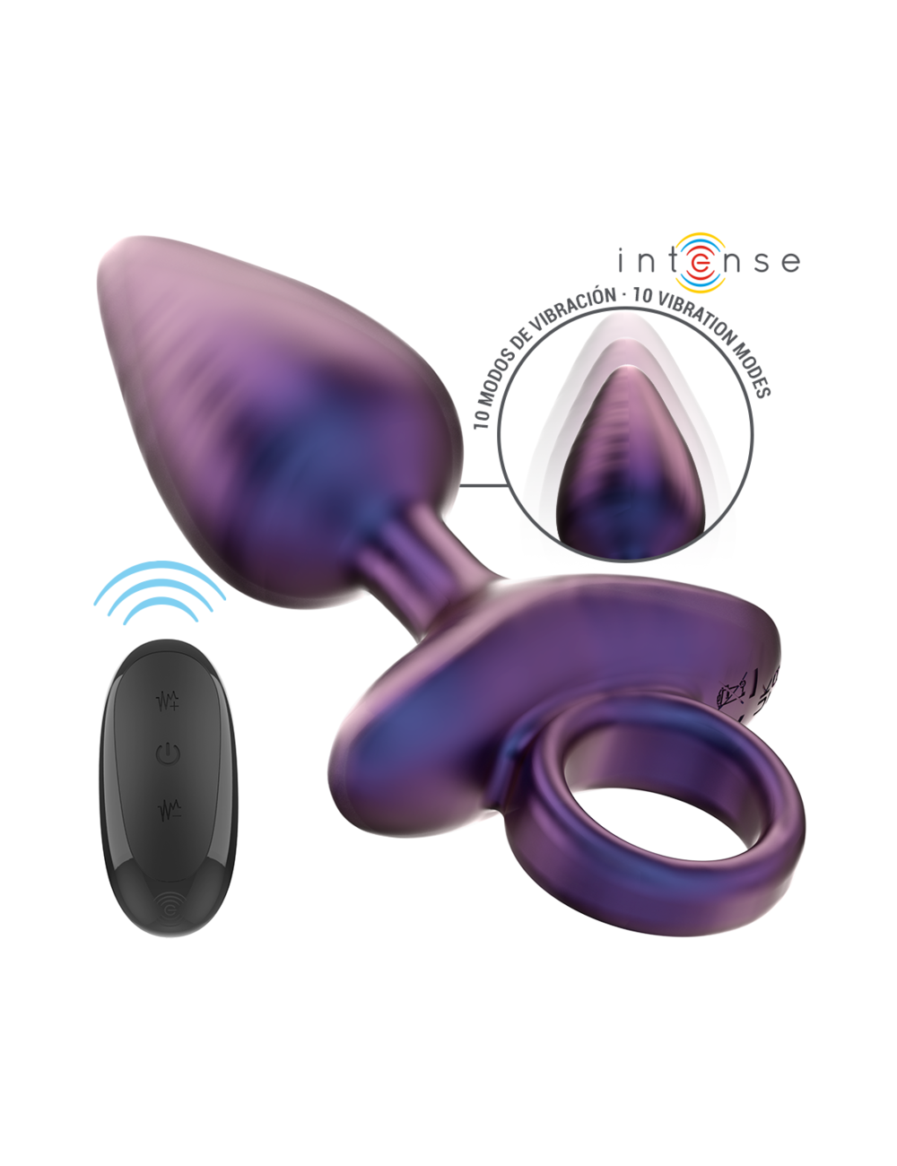 INTENSE - MICHAEL VIBRATING ANAL PLUG MODEL 2 REMOTE CONTROL INTENSE - MICHAEL VIBRATING ANAL PLUG MODEL 2 REMOTE CONTROL