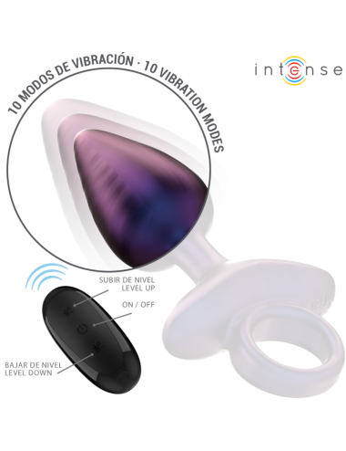 INTENSE - MICHAEL VIBRATING ANAL PLUG MODEL 2 REMOTE CONTROL
