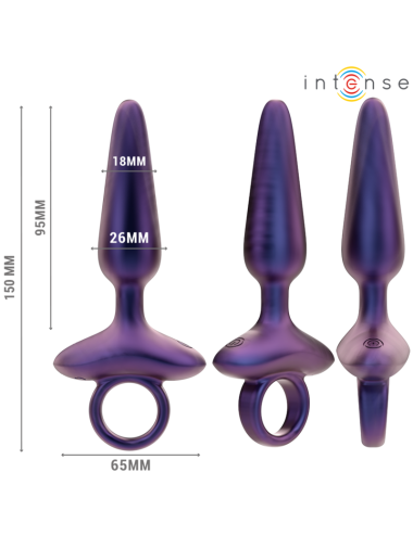 INTENSE - MARLON VIBRATING ANAL PLUG MODEL 4 REMOTE CONTROL
