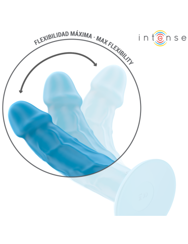 INTENSE - PHOEBE REALISTIC VIBRATOR 10 VIBRATIONS BLUE REMOTE CONTROL