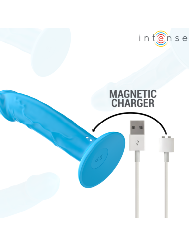 INTENSE - PHOEBE REALISTIC VIBRATOR 10 VIBRATIONS BLUE REMOTE CONTROL