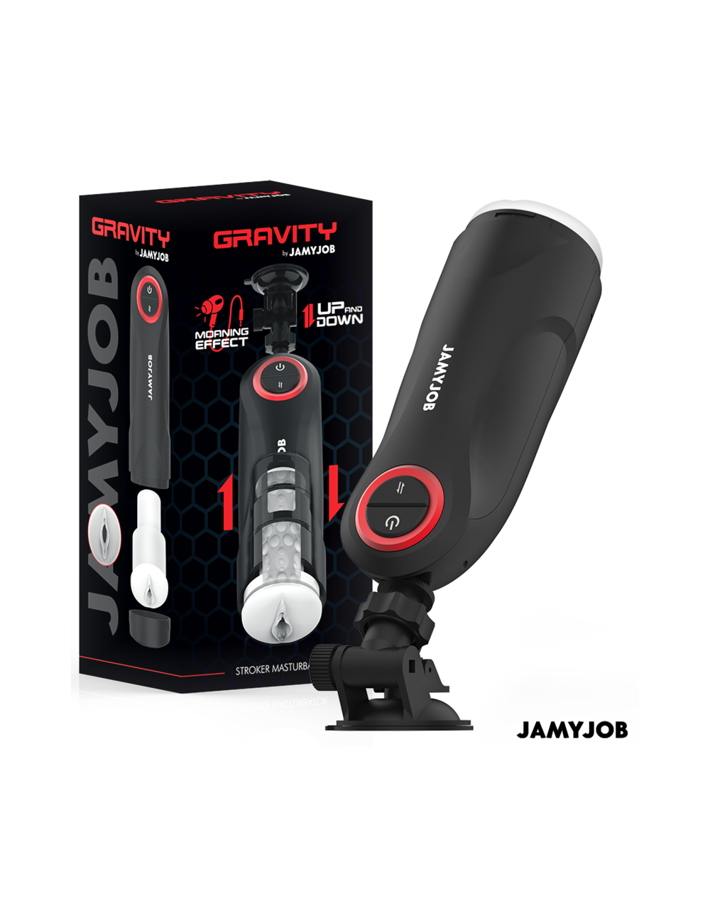 JAMYJOB - GRAVITY AUTOMATIC VAGINA MASTURBATOR 5 SUCTION MODES