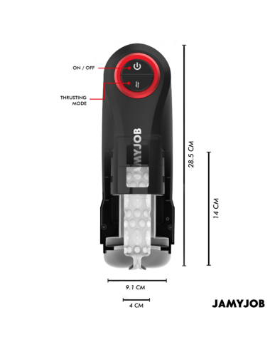 JAMYJOB - GRAVITY AUTOMATIC VAGINA MASTURBATOR 5 SUCTION MODES