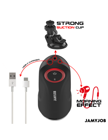 JAMYJOB - GRAVITY AUTOMATIC VAGINA MASTURBATOR 5 SUCTION MODES