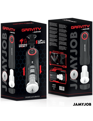 JAMYJOB - GRAVITY AUTOMATIC VAGINA MASTURBATOR 5 SUCTION MODES
