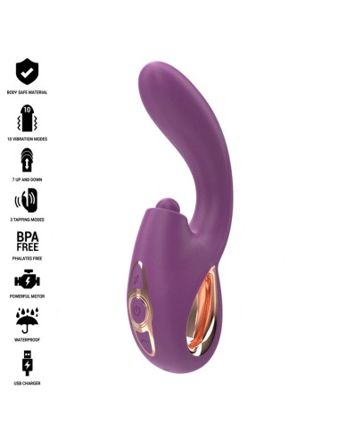 INTENSE - LALI MULTIFUNCTION G-SPOT VIBRATOR TAPPING & THRUST & VIBRATION PURPLE