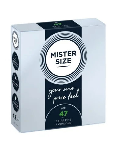 MISTER SIZE - CONDOMS SIZE XS 47 MM (3 UNITS)