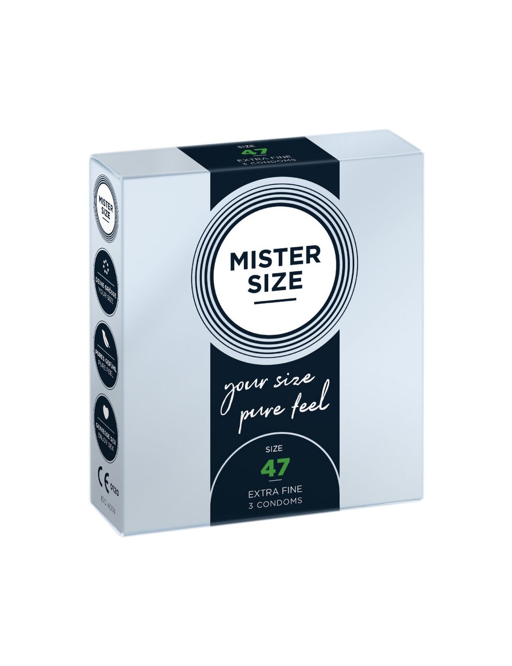 MISTER SIZE - CONDOMS SIZE XS 47 MM (3 UNITS) MISTER SIZE - CONDOMS SIZE XS 47 MM (3 UNITS)