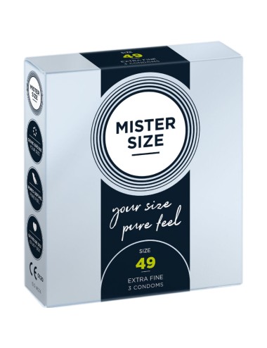 MISTER SIZE - CONDOM SIZE S 49 MM (3 UNITS)