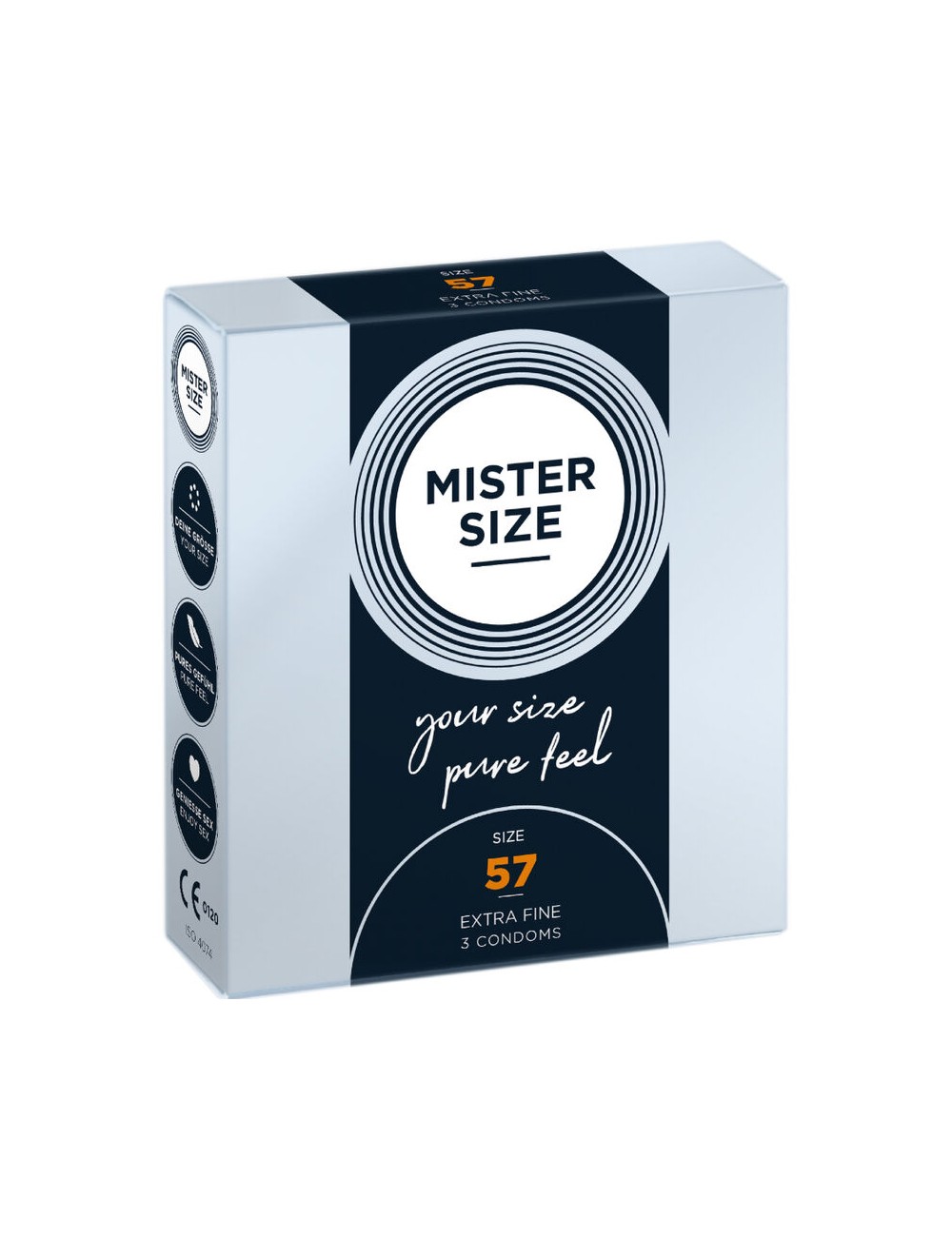 MISTER SIZE - CONDOM SIZE L 57 MM (3 UNITS) MISTER SIZE - CONDOM SIZE L 57 MM (3 UNITS)