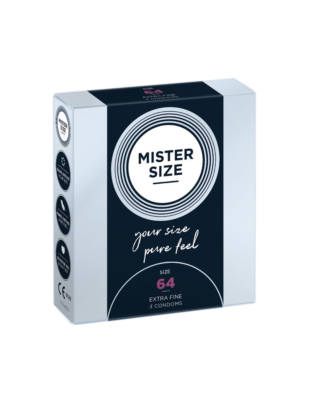 MISTER SIZE - CONDOMS SIZE XXL 64 MM (3 UNITS) MISTER SIZE - CONDOMS SIZE XXL 64 MM (3 UNITS)