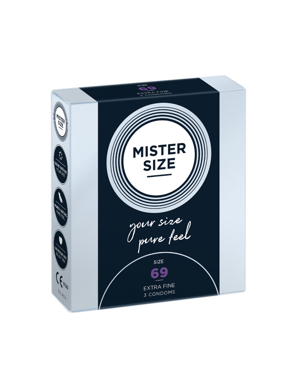 MISTER SIZE - CONDOMS SIZE XXXL 69 MM (3 UNITS) MISTER SIZE - CONDOMS SIZE XXXL 69 MM (3 UNITS)