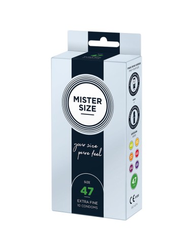 MISTER SIZE - CONDOMS SIZE XS 47 MM (10 UNITS)
