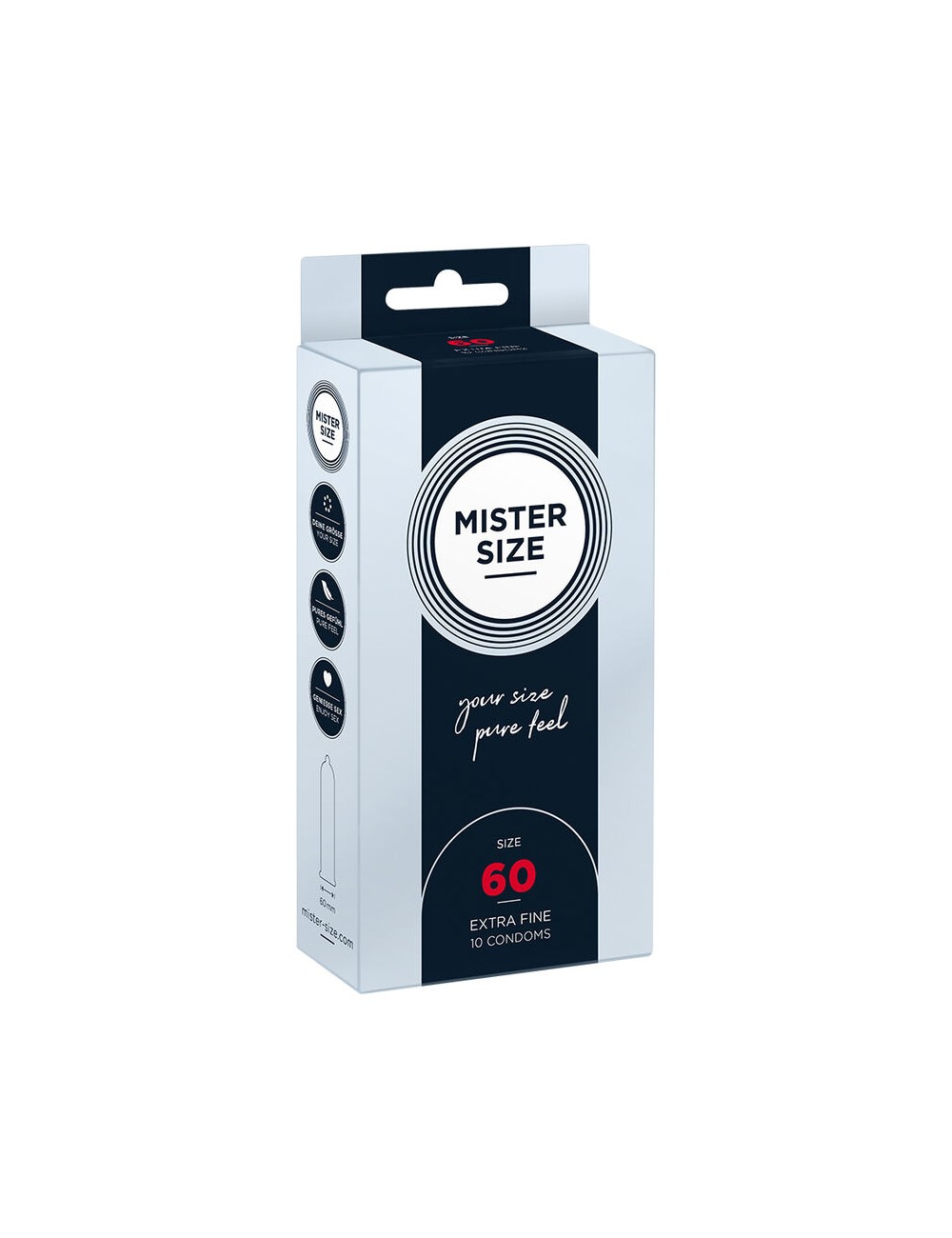 MISTER SIZE - CONDOM SIZE XL 60 MM (10 UNITS) MISTER SIZE - CONDOM SIZE XL 60 MM (10 UNITS)