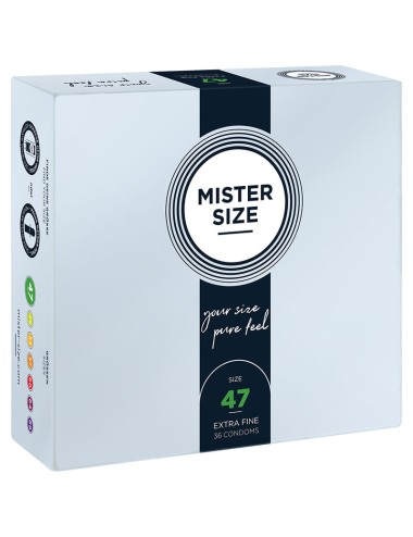 MISTER SIZE - CONDOMS SIZE XS 47 MM (36 UNITS)