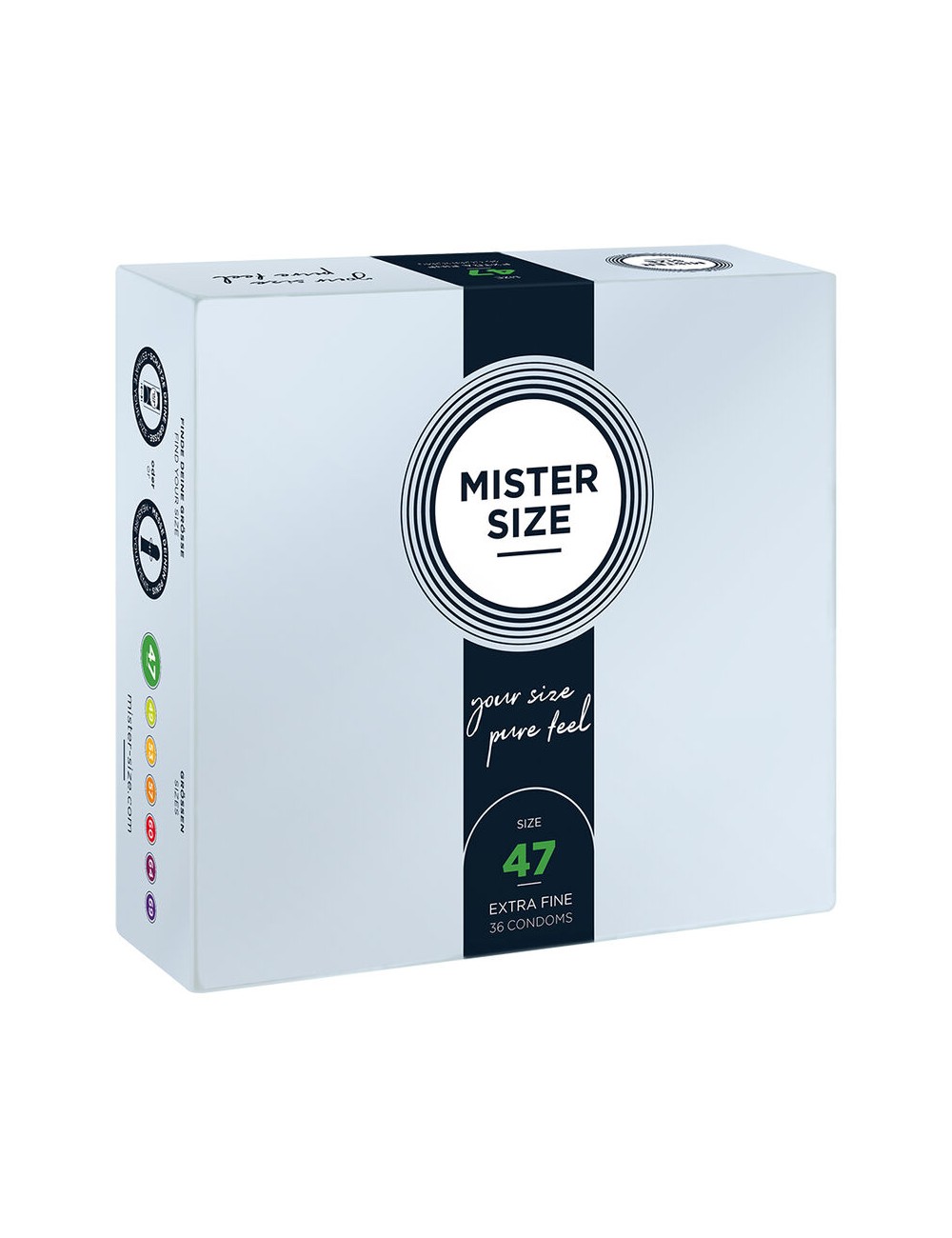 MISTER SIZE - CONDOMS SIZE XS 47 MM (36 UNITS) MISTER SIZE - CONDOMS SIZE XS 47 MM (36 UNITS)