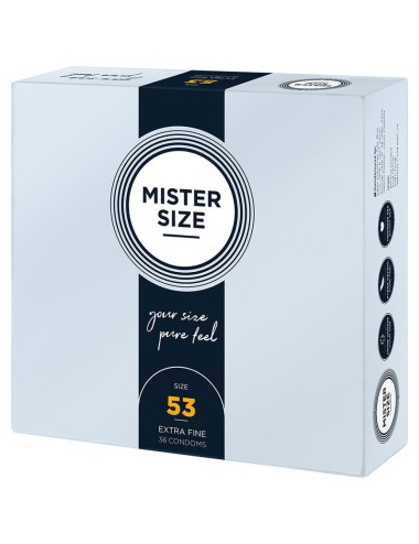 MISTER SIZE - CONDOM SIZE M 53 MM (36 UNITS)