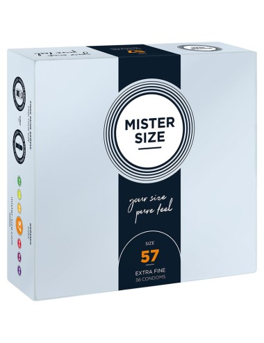 MISTER SIZE - CONDOM SIZE L 57 MM (36 UNITS)