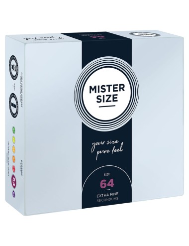 MISTER SIZE - CONDOMS SIZE XXL 64 MM (36 UNITS)