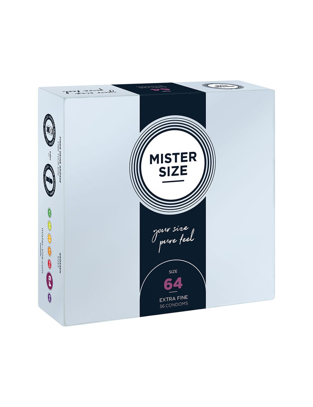 MISTER SIZE - CONDOMS SIZE XXL 64 MM (36 UNITS) MISTER SIZE - CONDOMS SIZE XXL 64 MM (36 UNITS)