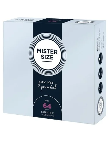 MISTER SIZE - CONDOMS SIZE XXL 64 MM (36 UNITS)