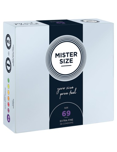 MISTER SIZE - CONDOMS SIZE XXXL 69 MM (36 UNITS)