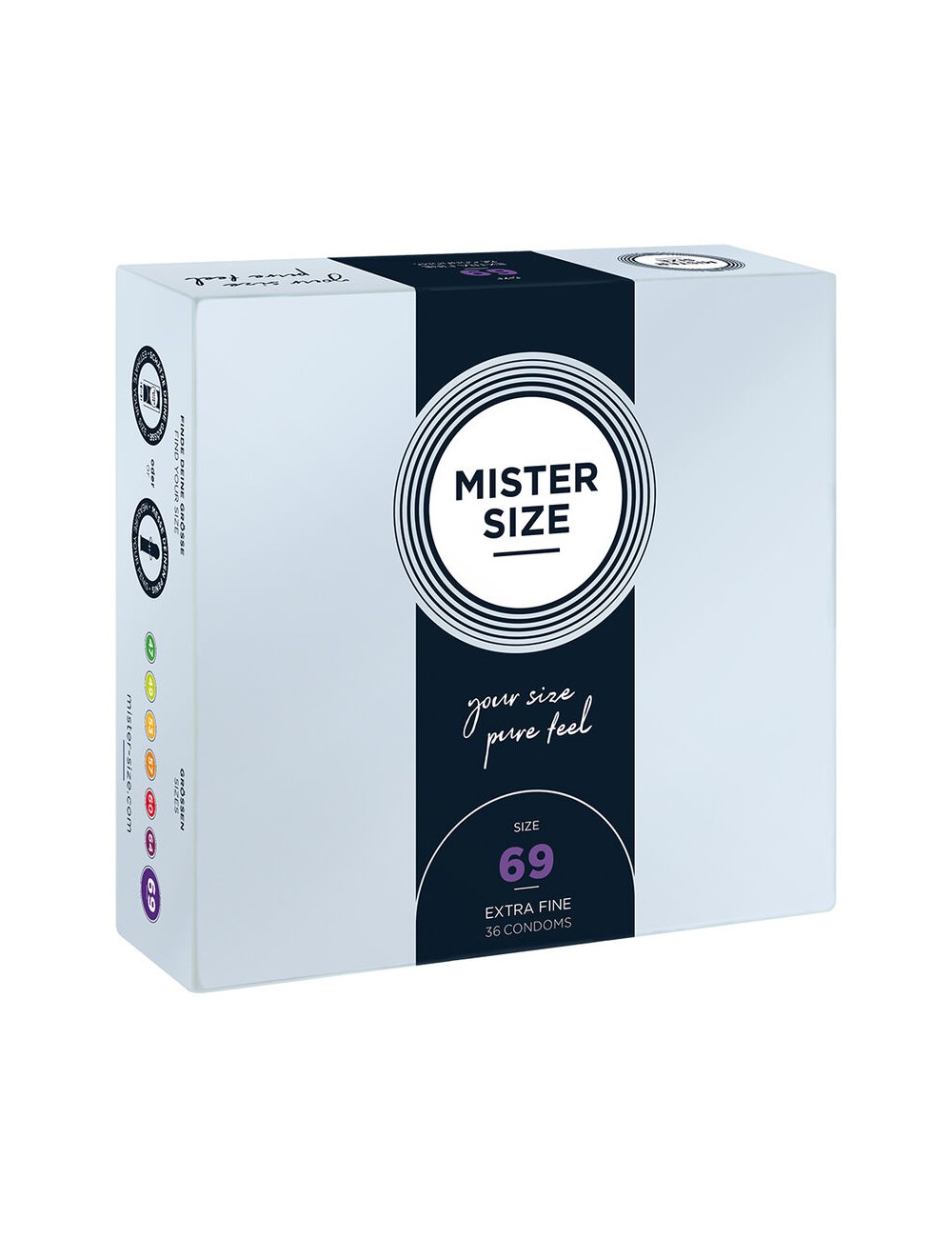 MISTER SIZE - CONDOMS SIZE XXXL 69 MM (36 UNITS) MISTER SIZE - CONDOMS SIZE XXXL 69 MM (36 UNITS)