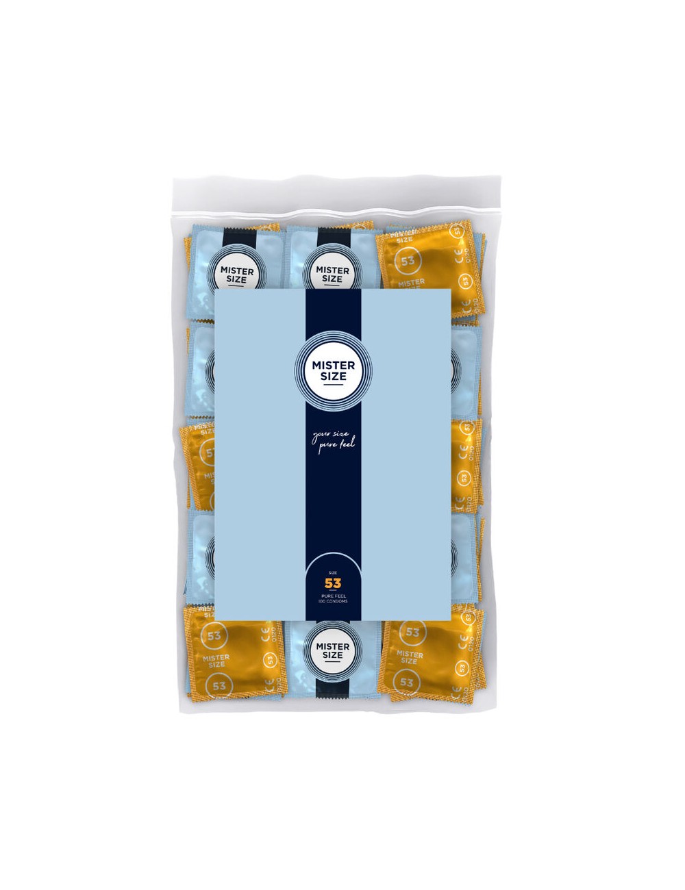 MISTER SIZE - CONDOM SIZE M 53 MM (100 UNITS) MISTER SIZE - CONDOM SIZE M 53 MM (100 UNITS)